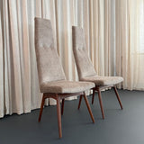 Pair Of Mid-Century Modern High Back Side Chairs By Adrian Pearsall