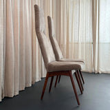 Pair Of Mid-Century Modern High Back Side Chairs By Adrian Pearsall
