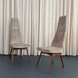 Pair Of Mid-Century Modern High Back Side Chairs By Adrian Pearsall