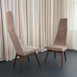 Pair Of Mid-Century Modern High Back Side Chairs By Adrian Pearsall
