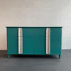 Hollywood Regency Lacquered Mahogany Double Dresser By John Stuart
