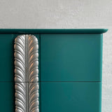 Hollywood Regency Lacquered Mahogany Double Dresser By John Stuart