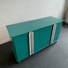 Hollywood Regency Lacquered Mahogany Double Dresser By John Stuart