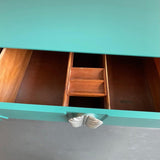 Hollywood Regency Lacquered Mahogany Double Dresser By John Stuart