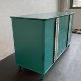 Hollywood Regency Lacquered Mahogany Double Dresser By John Stuart