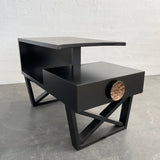 Hollywood Regency Stepped Side Table Attributed To James Mont