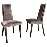 Pair of Mid-Century Modern Highback Dining Chairs By Harvey Probber