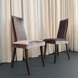 Set Of Eight Mid-Century Modern Highback Dining Chairs By Harvey Probber
