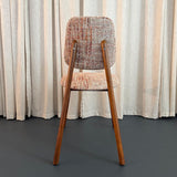 Mid-Century Modern Sculptural Walnut Side Chair By Bertha Schaefer