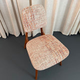 Mid-Century Modern Sculptural Walnut Side Chair By Bertha Schaefer