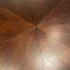 Round Bookmatched Rosewood Pedestal Dining Table By Edward Wormley For Dunbar