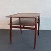 Gio Ponti Tiered Walnut Side Table For Singer & Sons