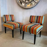 Custom Mid-Century Modern Style Slipper Chairs By cityFoundry