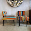 Custom Mid-Century Modern Style Slipper Chairs By cityFoundry