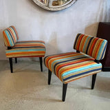 Custom Mid-Century Modern Style Slipper Chairs By cityFoundry