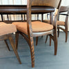 Mid-Century Modern Ebonized Birch "Tuxedo" Dining Set By Heywood-Wakefield