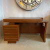 Mid-Century Modern Sculptural Cut-Out Walnut Desk