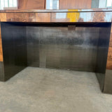 Modernist Patchwork Burl Executive Desk By Paul Evans Cityscape For Directional
