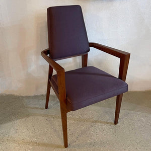 Mid-Century Modern Sculptural Walnut Armchair by Marc Berge For Grosfeld House