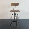 Industrial Swivel Drafting Stool By Toledo Metal Furniture Co.