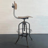 Industrial Swivel Drafting Stool By Toledo Metal Furniture Co.