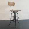Industrial Swivel Drafting Stool By Toledo Metal Furniture Co.