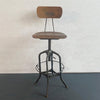 Industrial Swivel Drafting Stool By Toledo Metal Furniture Co.