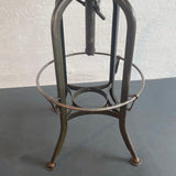 Industrial Drafting Swivel Stool By Toledo Metal Furniture Co.