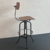 Industrial Drafting Swivel Stool By Toledo Metal Furniture Co.