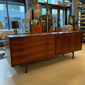 Danish Modern Rosewood Credenza Sideboard