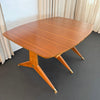 Italian Mid-Century Modern Drop-Leaf Dining Table In The Style Of Gio Ponti