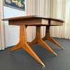 Italian Mid-Century Modern Drop-Leaf Dining Table In The Style Of Gio Ponti