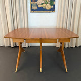 Italian Mid-Century Modern Drop-Leaf Dining Table In The Style Of Gio Ponti