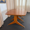 Italian Mid-Century Modern Drop-Leaf Dining Table In The Style Of Gio Ponti