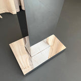 Postmodern Chrome Skyscraper Torchiere Floor Lamp