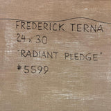 "Radiant Pledge" Abstract Expressionist Oil Painting By Frederick Terna