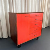George Nelson For Herman Miller Walnut Gentlemans Chest With Shelves