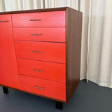 George Nelson For Herman Miller Walnut Gentlemans Chest With Shelves