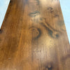 Custom Industrial Maple Console Table With Cast Iron Base