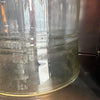 Oversized Industrial Pyrex Glass Bell Jar With Small Side Arm