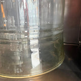 Oversized Industrial Pyrex Glass Bell Jar With Small Side Arm