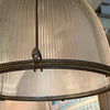 Industrial Factory Caged Holophane Glass Pendant Lights