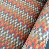 Mid Century Modern Upholstered Lounge Chair Ottoman Set