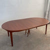 Round Teak Extension Dining Table By Henning Kjaernulf For Soro Stole, Denmark