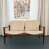 Scandinvian Modern Loveseat By Fredrik A. Kayser For Vatne Lenestolfabrikk