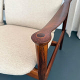 Scandinvian Modern Loveseat By Fredrik A. Kayser For Vatne Lenestolfabrikk