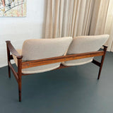 Scandinvian Modern Loveseat By Fredrik A. Kayser For Vatne Lenestolfabrikk