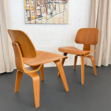 Birch Ply DCW Chairs By Eames For Herman Miller