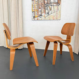 Birch Ply DCW Chairs By Eames For Herman Miller