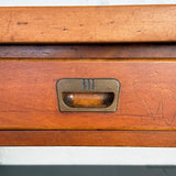 Industrial Maple Library Console Work Table